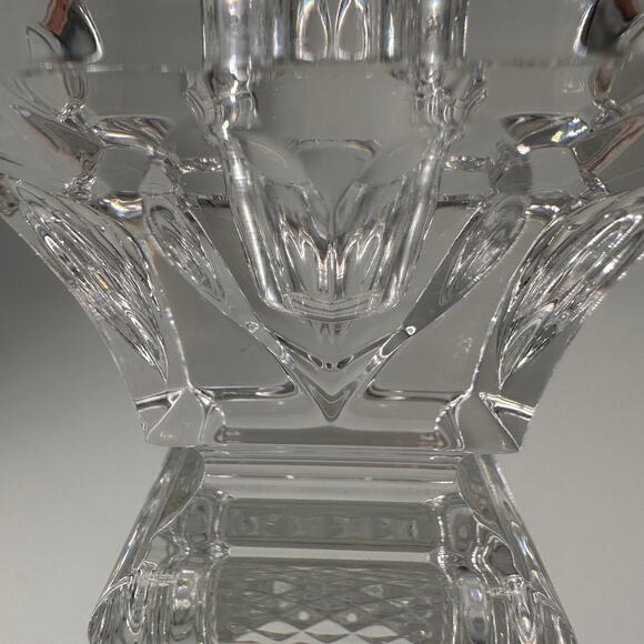 Waterford Wedding Heirloom Collection 6.25” crystal candlestick pair, EUC - Picture 9 of 13